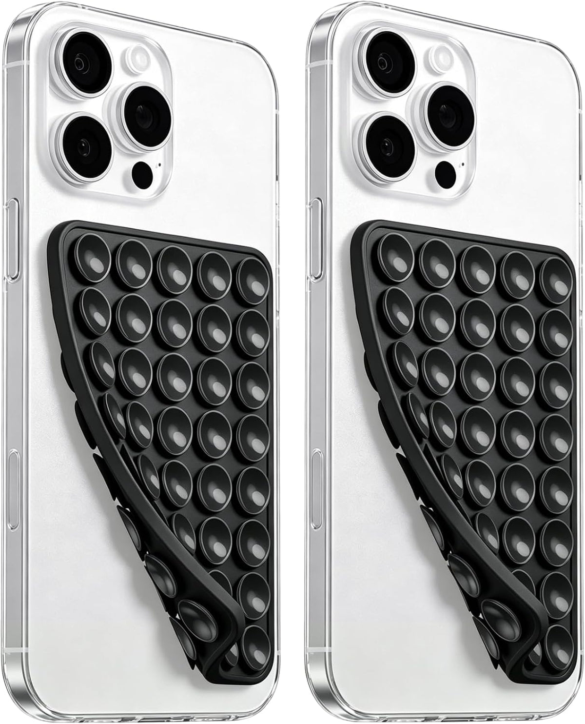 Double-Sided Suction Phone Mount Pads, 2-Pack