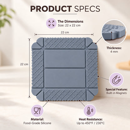English Foldable Silicone Heat-Resistant Mat — 2