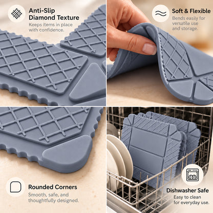 English Foldable Silicone Heat-Resistant Mat — 4