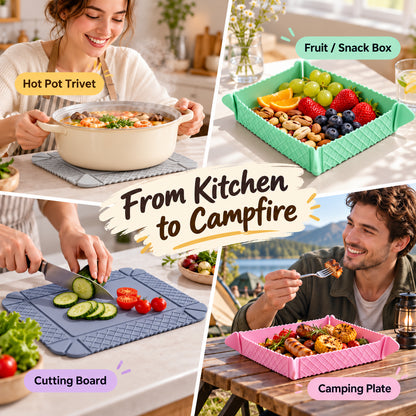 English Foldable Silicone Heat-Resistant Mat — 5