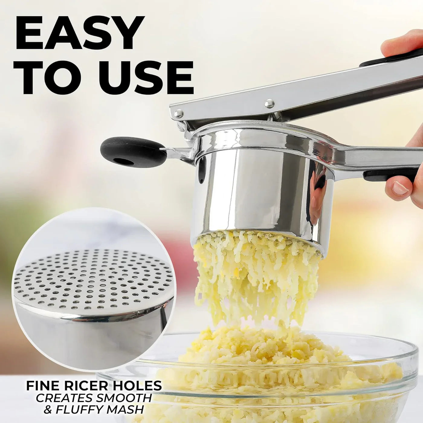Stainless Steel Potato Ricer - 13.5 oz