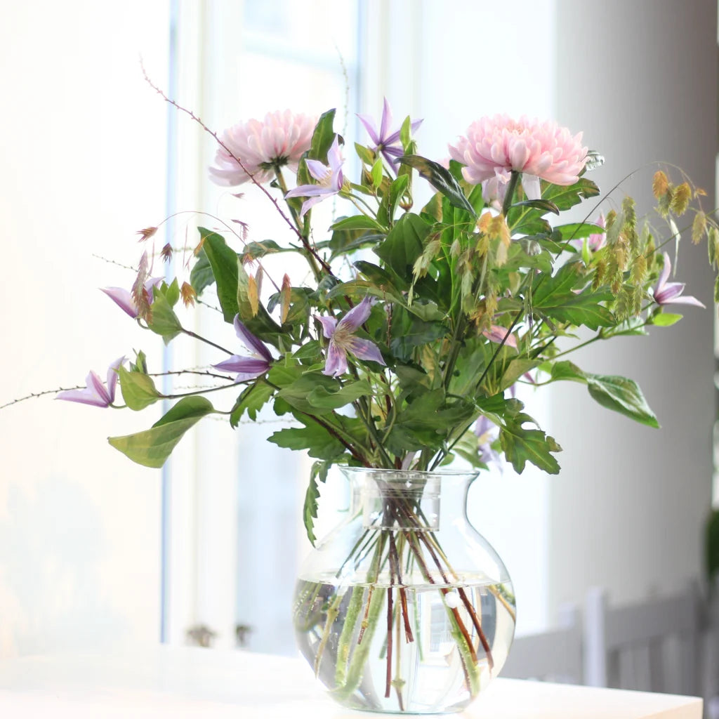 Clear Spiral Flower Arrangement Holders – 3 Pack