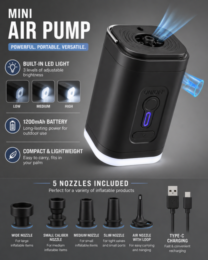 Portable Camping Air Pump