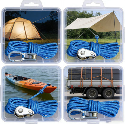 Rope with Roller Tensioner – Effortless & Secure Tying Tool