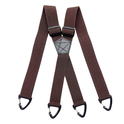 Men's X-Back Suspenders with Hook Clips
