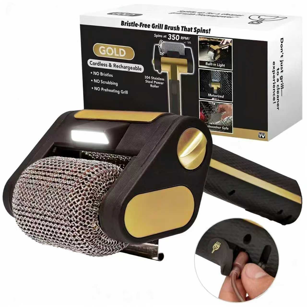 Rechargeable Barbecue Cleaning Brush