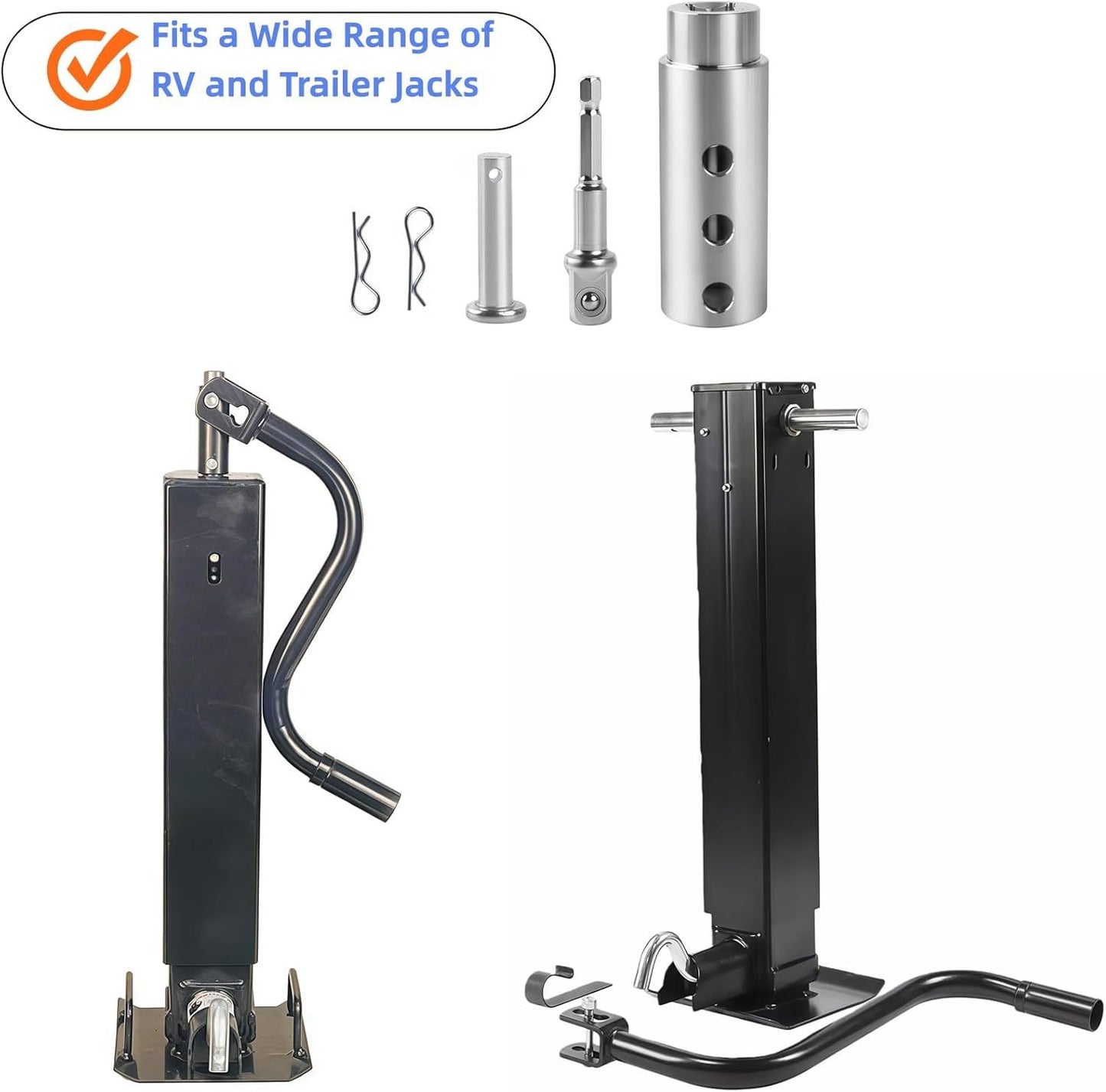 Trailer Jack Electric Drill Adapter Set