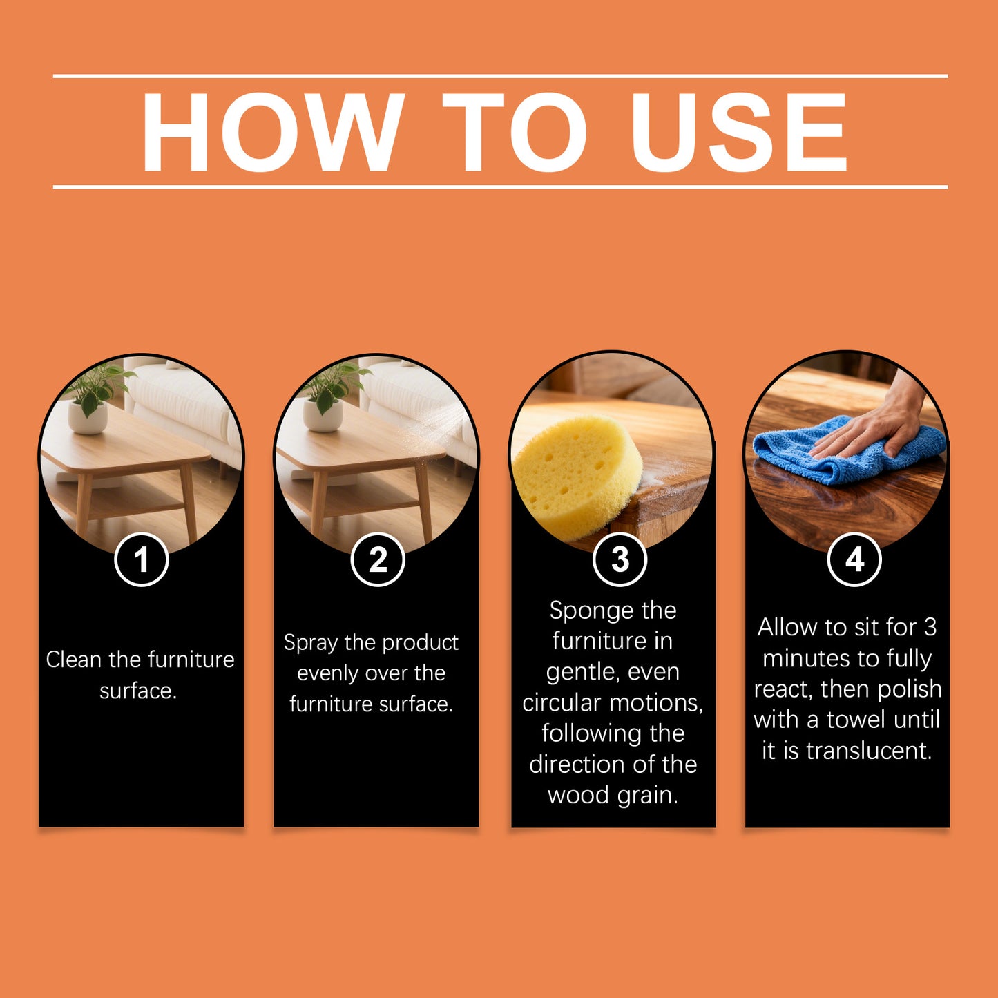Wood Furniture Polishing Spray