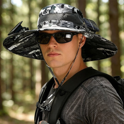 Solar-Powered Fan Hat