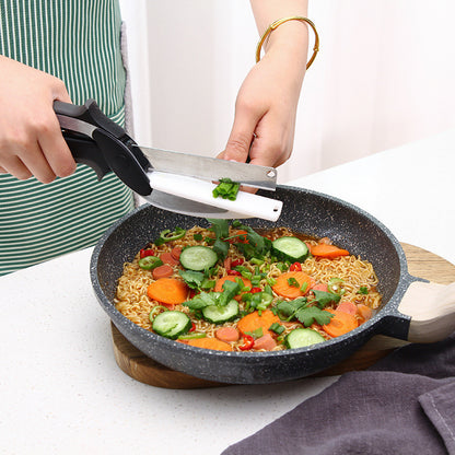 2-Pack 2-in-1 Kitchen Scissors with Cutting Board