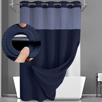 Double Layer Waterproof Shower Curtain 71" × 81"