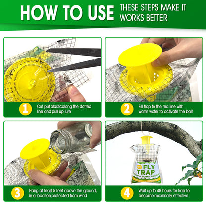 Outdoor Disposable Fly Trap