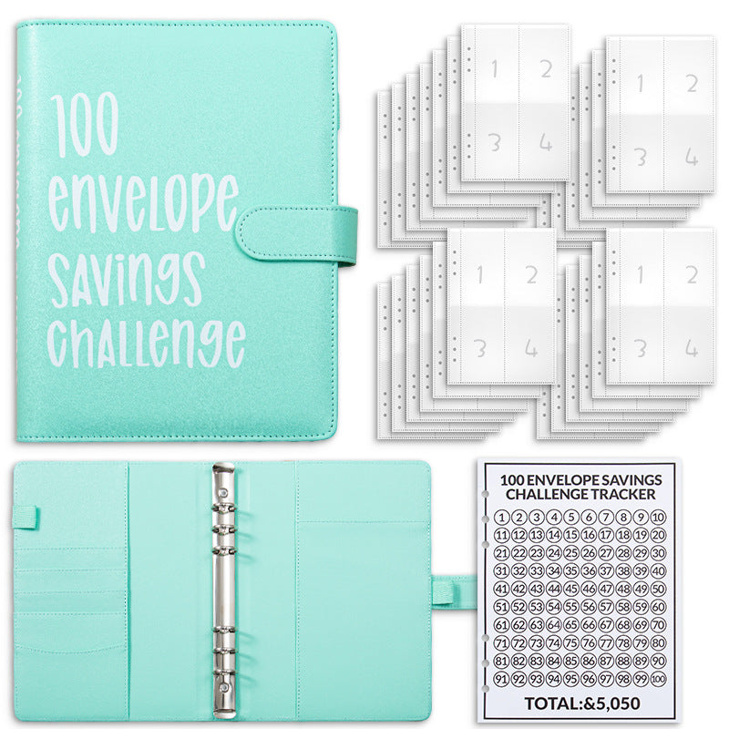 100-Envelope Savings Challenge Binder