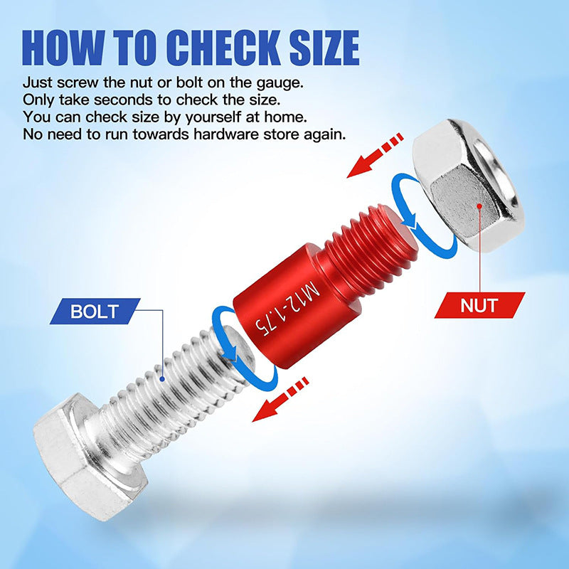 26-Piece Metric & SAE Thread Checker Set