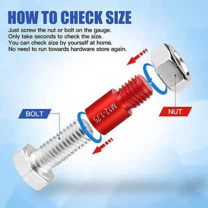26-Piece Metric & SAE Thread Checker Set