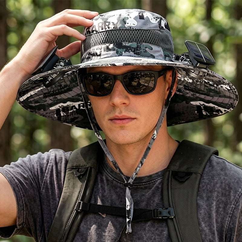 Solar-Powered Fan Hat