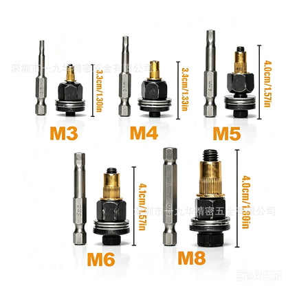 Manual & Electric Rivet Nut Tool Kit, Rivnut Setting Tool Set