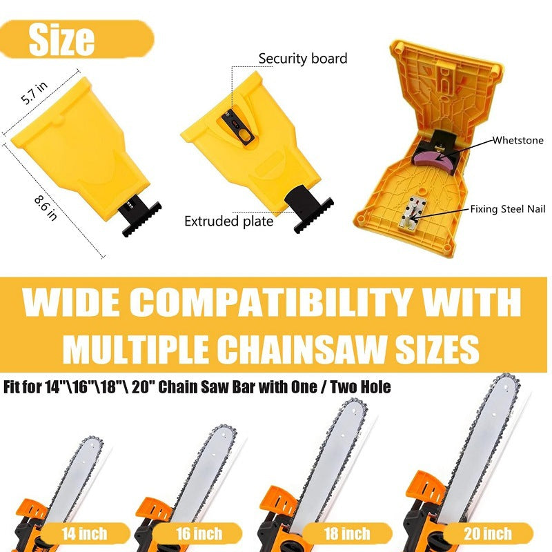 Simple & Fast Chain Saw Sharpener