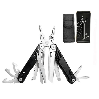Portable Multi-Tool Pliers with Knife and Screwdrivers