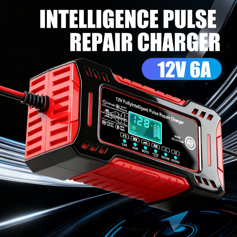 12V 6A Intelligent Pulse Repair Charger