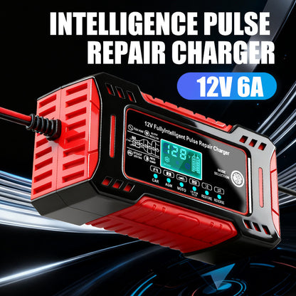 12V 6A Intelligent Pulse Repair Charger