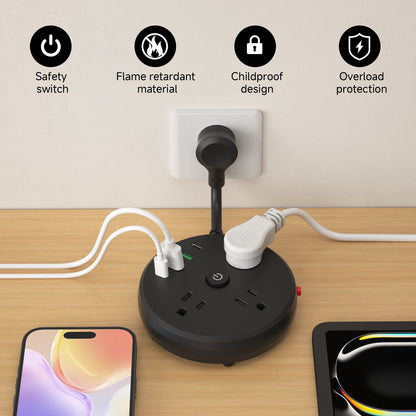 Flat Plug Extension Cord, New Model
