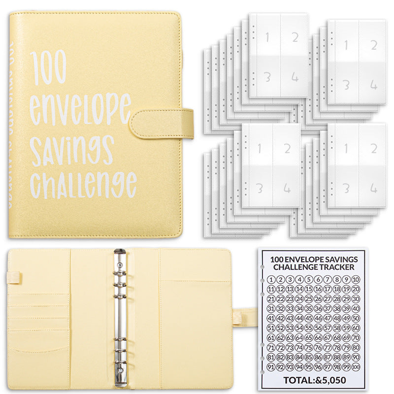 100-Envelope Savings Challenge Binder