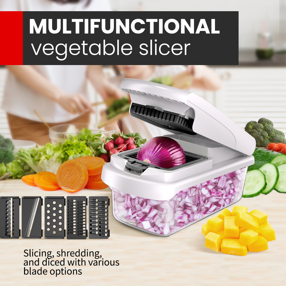Multi-Functional Kitchen Cutter-(15 IN 1)
