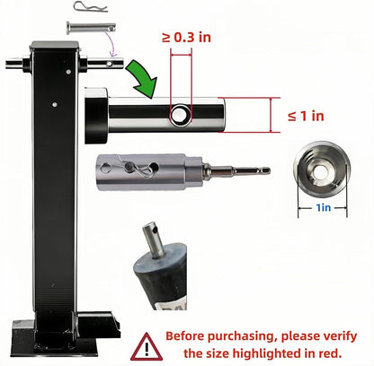 Trailer Jack Electric Drill Adapter Set