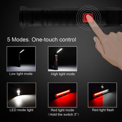 High-Brightness Strong Magnetic Hanging COB Work Light