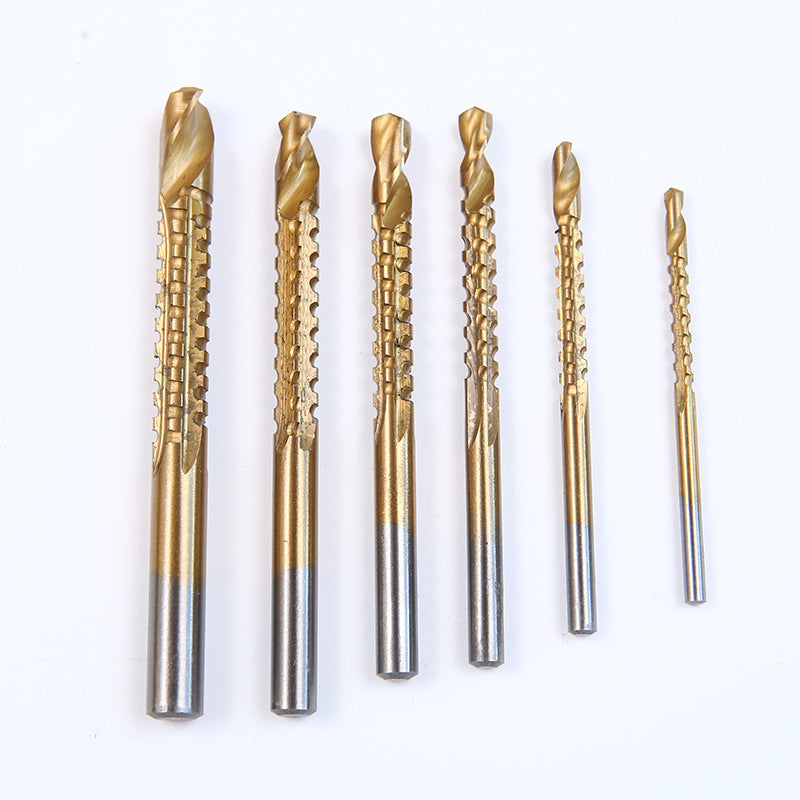 6 Pcs Metal Thread Steel Drill Bits