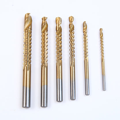 6 Pcs Metal Thread Steel Drill Bits