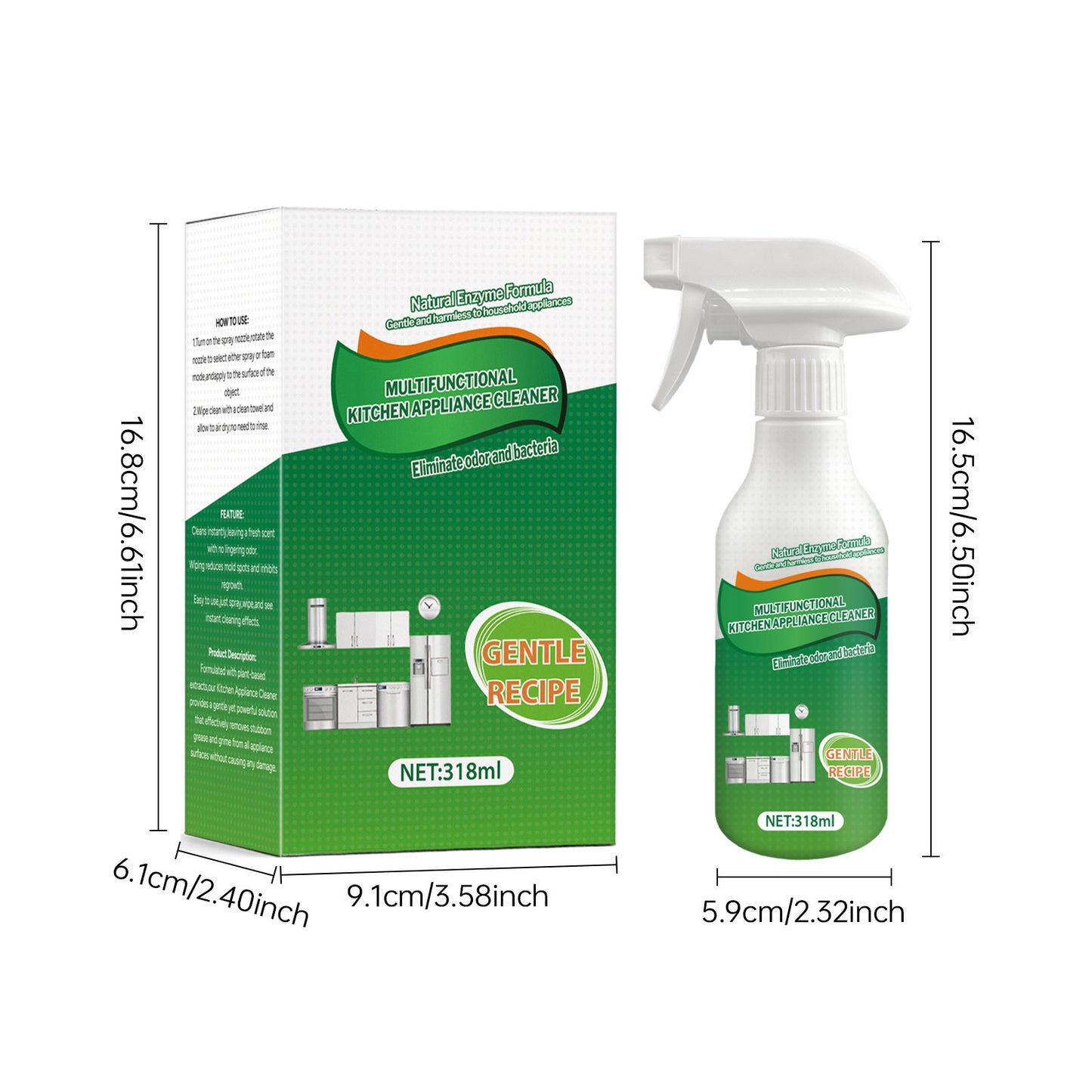 Multi-Purpose Kitchen Appliance Cleaner