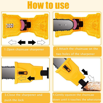 Simple & Fast Chain Saw Sharpener
