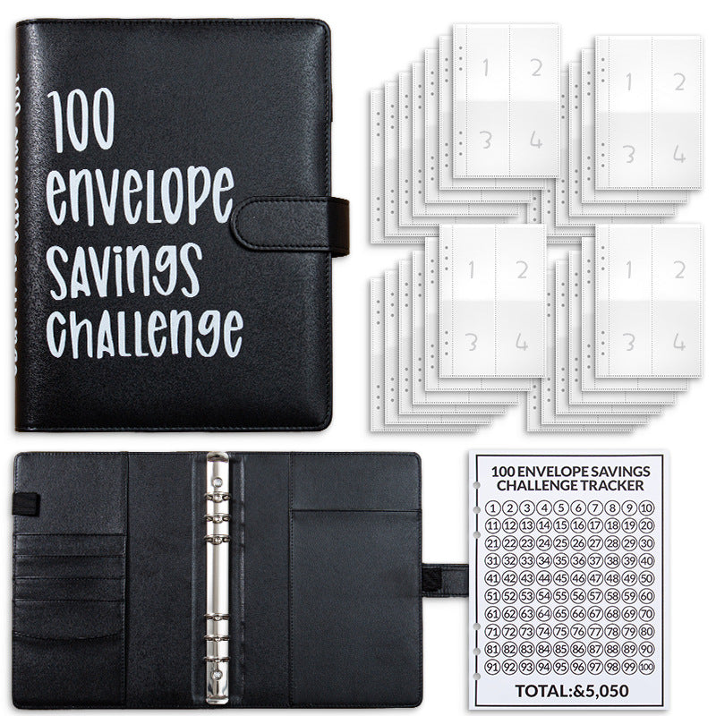 100-Envelope Savings Challenge Binder