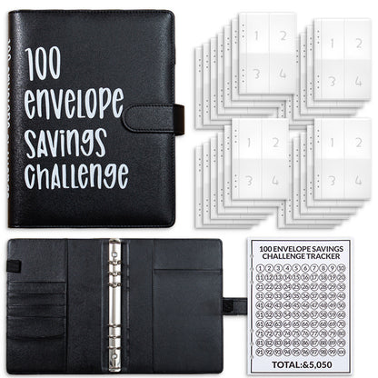 100-Envelope Savings Challenge Binder