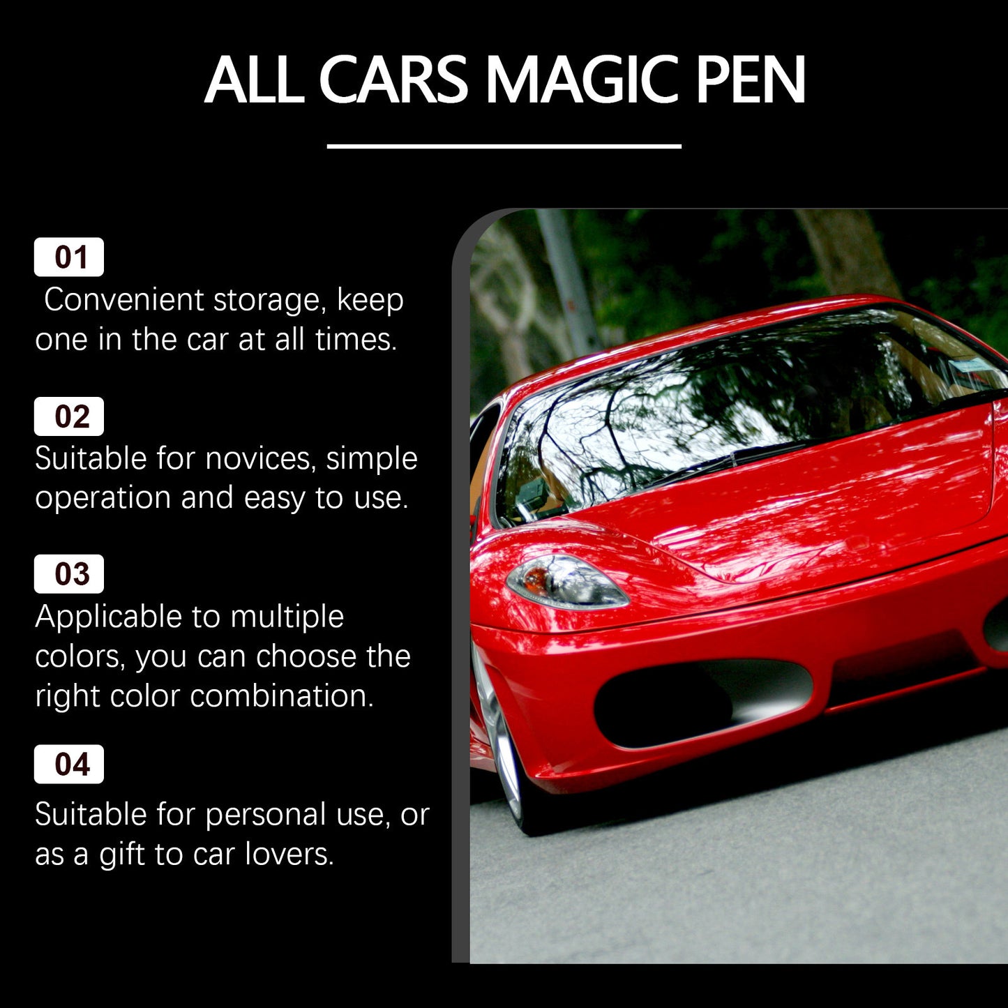 Car Scratch Remover Pen 2 Pack