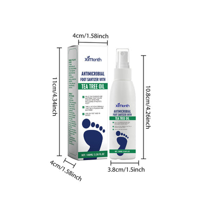 2Pcs Foot Care Spray Set, Hydrating & Deodorizing Heel Moisturizer Spray