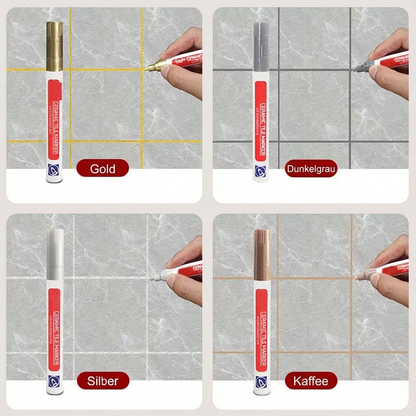 🧱4PCS-Anti-Mould & Waterproof Joint Pen for Ceramic Tiles! 🖌️