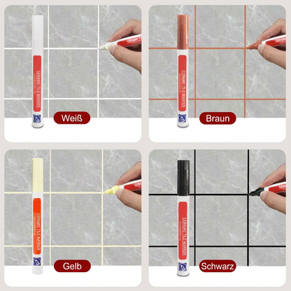 🧱4PCS-Anti-Mould & Waterproof Joint Pen for Ceramic Tiles! 🖌️