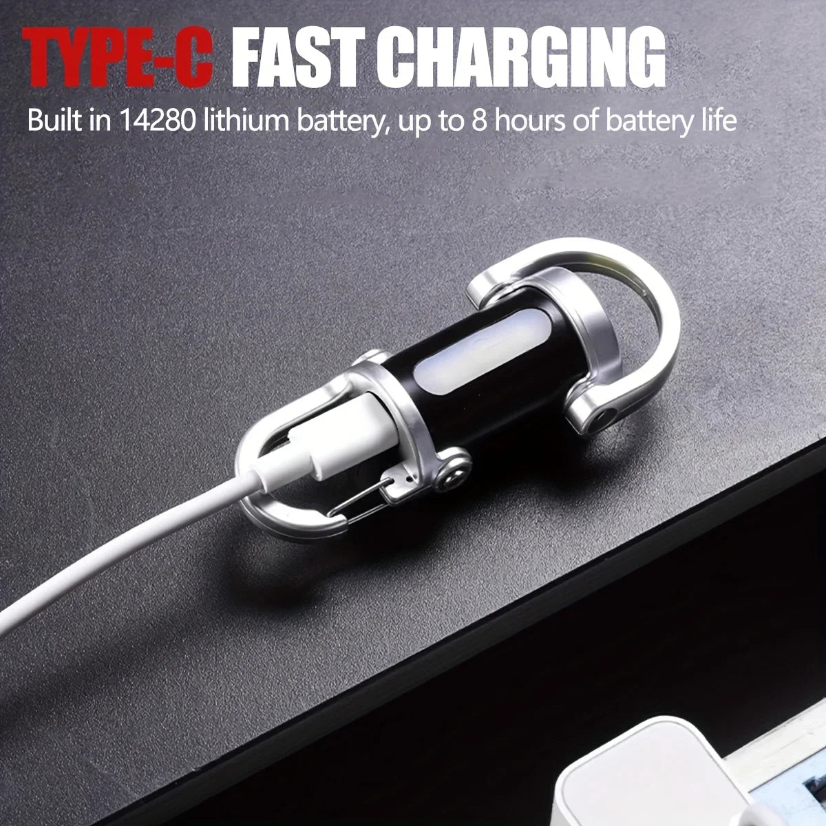 Keychain Multi-Function Mini Flashlight Mobile Power Bank