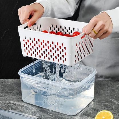 3 Sets Large Fruit Containers for Fridge
