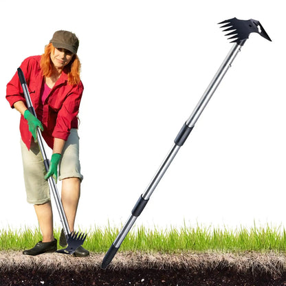 Dual Weeding Hoe with Long Handle