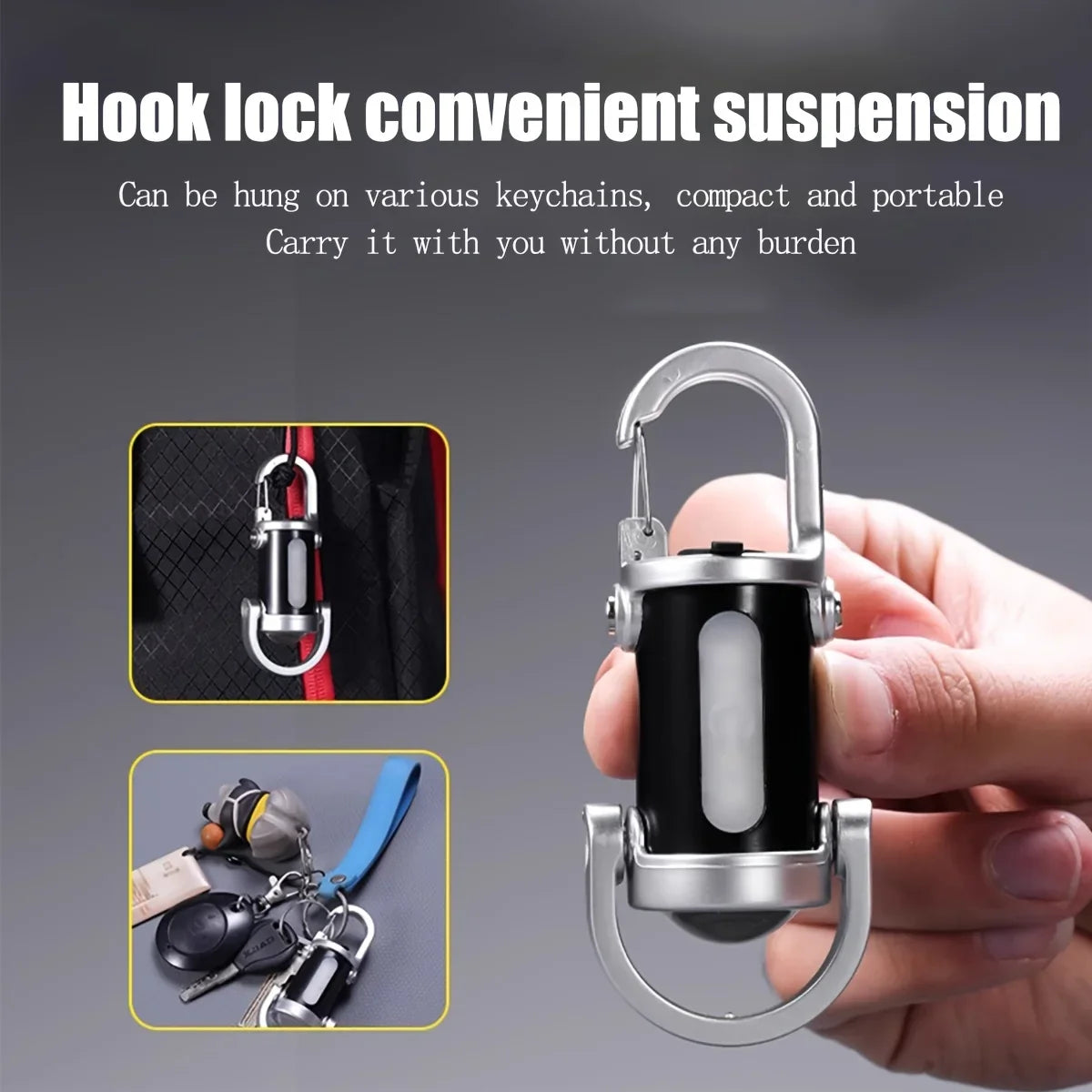 Keychain Multi-Function Mini Flashlight Mobile Power Bank
