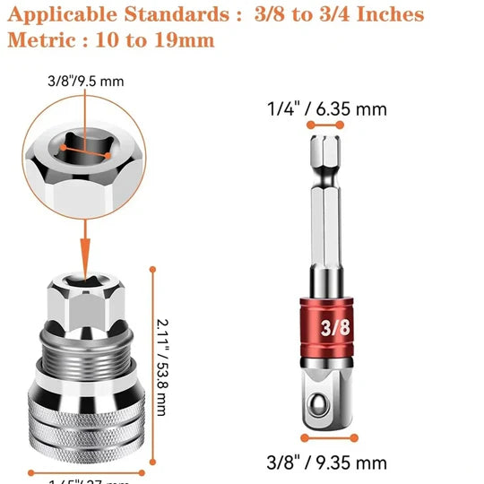 Adjustable Bolt Socket Adapter