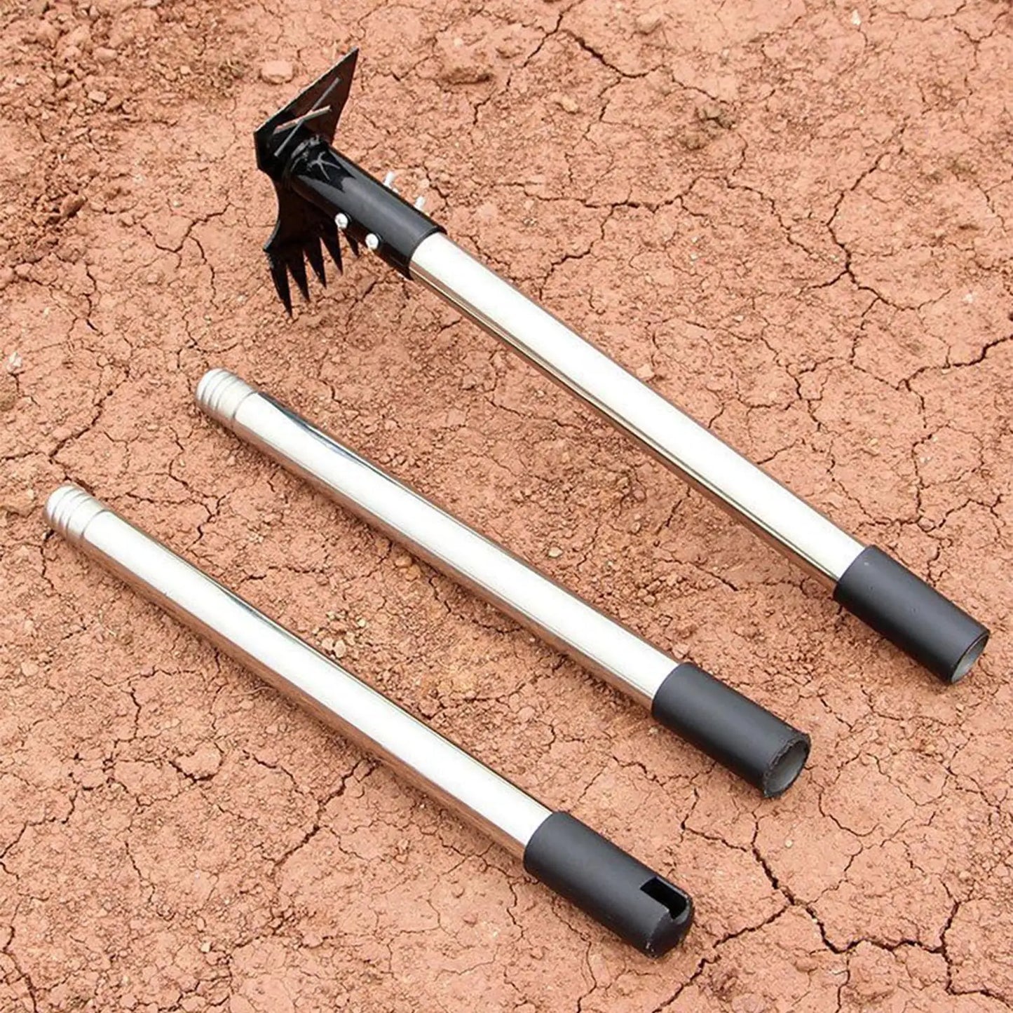 Dual Weeding Hoe with Long Handle