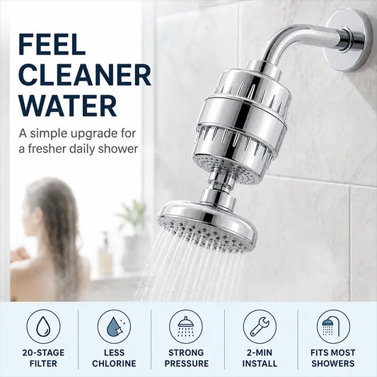20-Stage Shower Filter Bundle