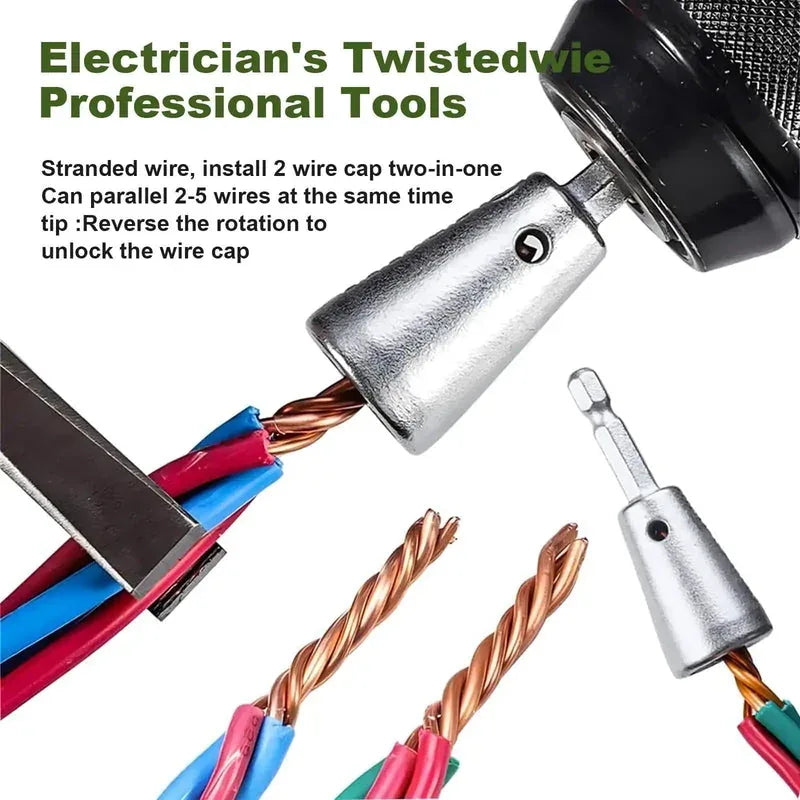 4-Piece Wire Stripper & Drill Wire Twister Kit - image 4