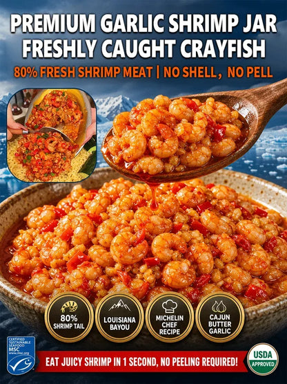 Garlic Shrimp Tails – 2 × 200 g Jars - image 2