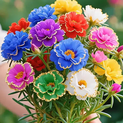 Double Portulaca Flower Seeds – 10,000 Seed Pack - image 2